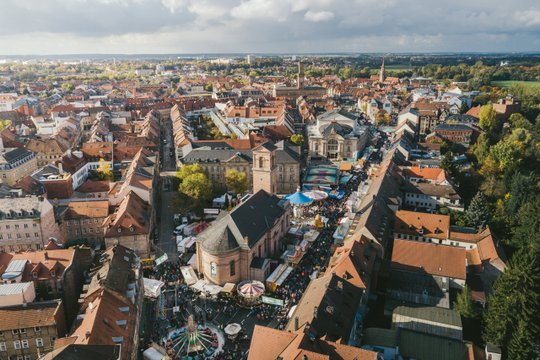 Luftaufnahme von Fürth